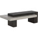 Herriot 56 X 28 inch Dark Brown / Grey Outdoor Coffee Table